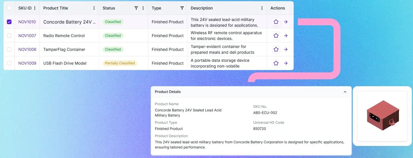 Screenshot — Product Catalog